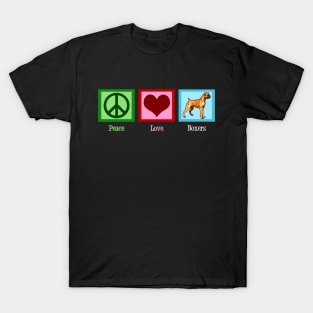 Peace Love Boxers T-Shirt